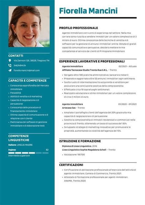 ilmainen cv|Curriculum Vitae da compilare 